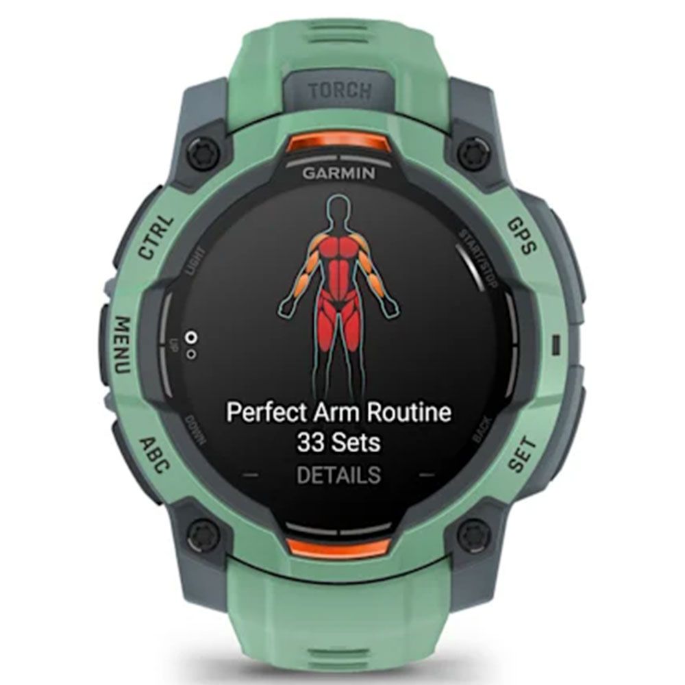Garmin Instinct 3 45 mm Amoled Neotropik Yeşil Akıllı Saat
