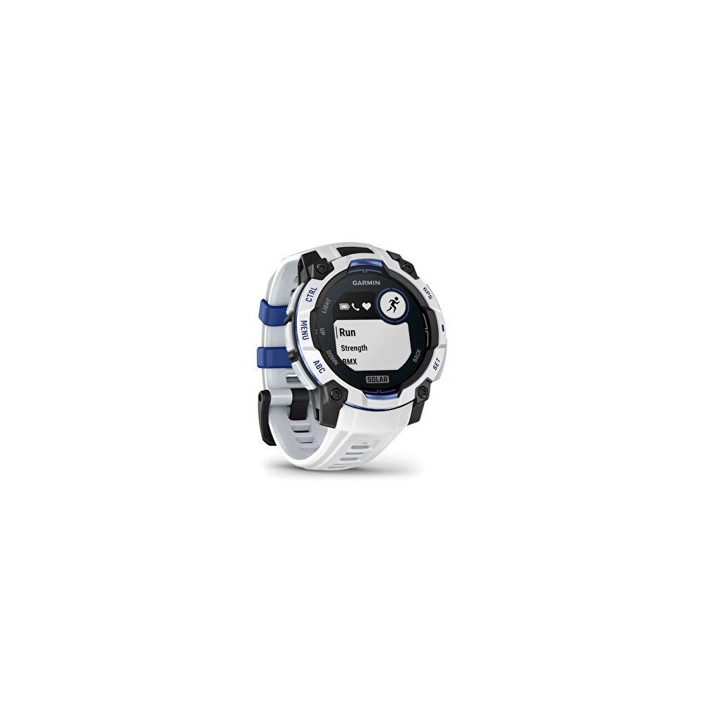 Garmin Instinct 3 45 mm Solar Mavi Beyaz Akıllı Saat