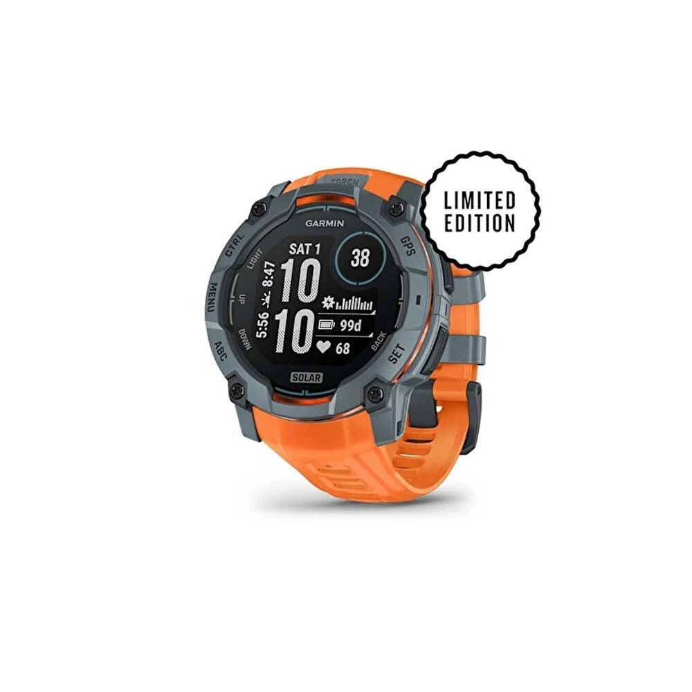 Garmin Instinct 3 50 mm Solar Twilight Solstice Akıllı Saat
