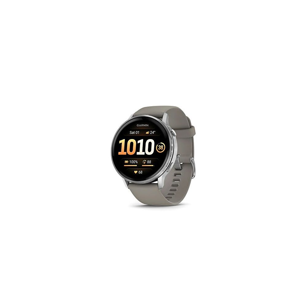 Garmin Venu 4 45 mm Gümüş Gri Akıllı Saat