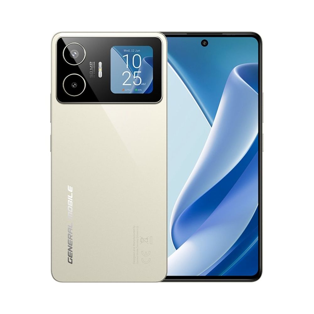 General Mobile GM 26 Pro 5G 256GB 8GB Ram Yıldız Tozu Altın