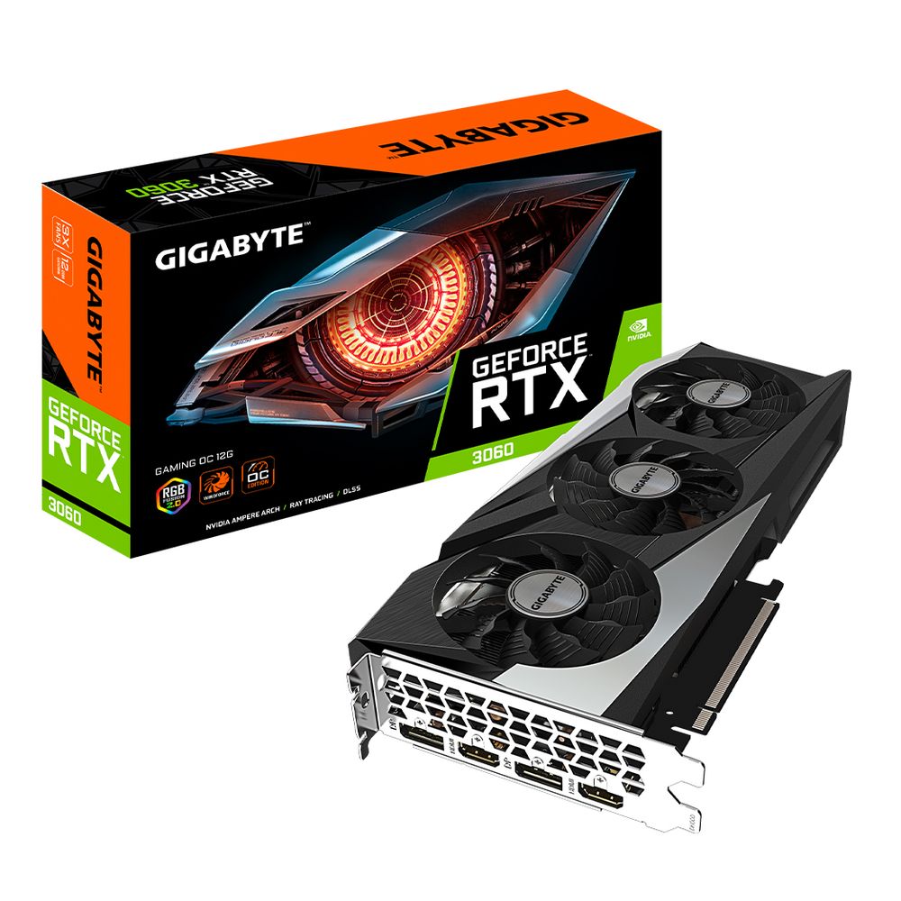 Gigabyte GeForce RTX 3060 Gaming OC GV-N3060GAMING OC-12GD 12GB
