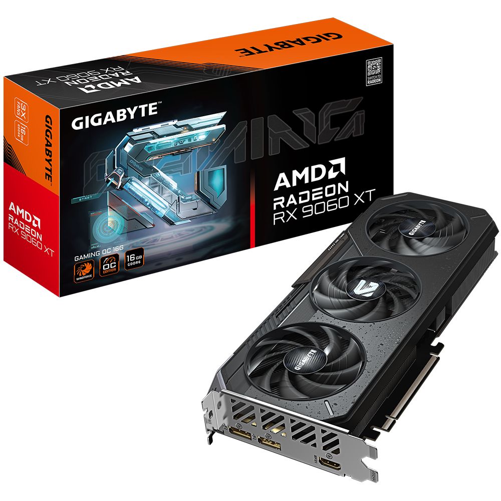 Gigabyte Radeon RX 9060 XT Gaming OC GV-R9060XTGAMING OC-16GD 16GB