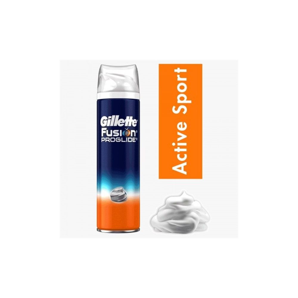 Gillette пена для бритья fusion proglide sensitive active sport