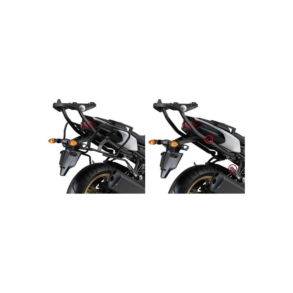Givi PPLXR366 Yamaha FZ8-Fazer8 10-15 Yan Çanta Taşıyıcı Fiyatları