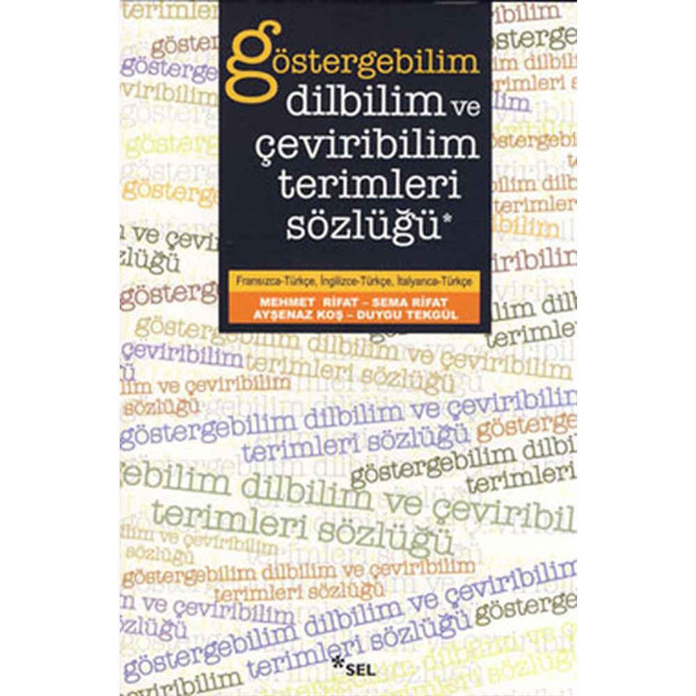 gostergebilim dilbilim ve ceviribilim terimleri sozlugu kolektif fiyatlari
