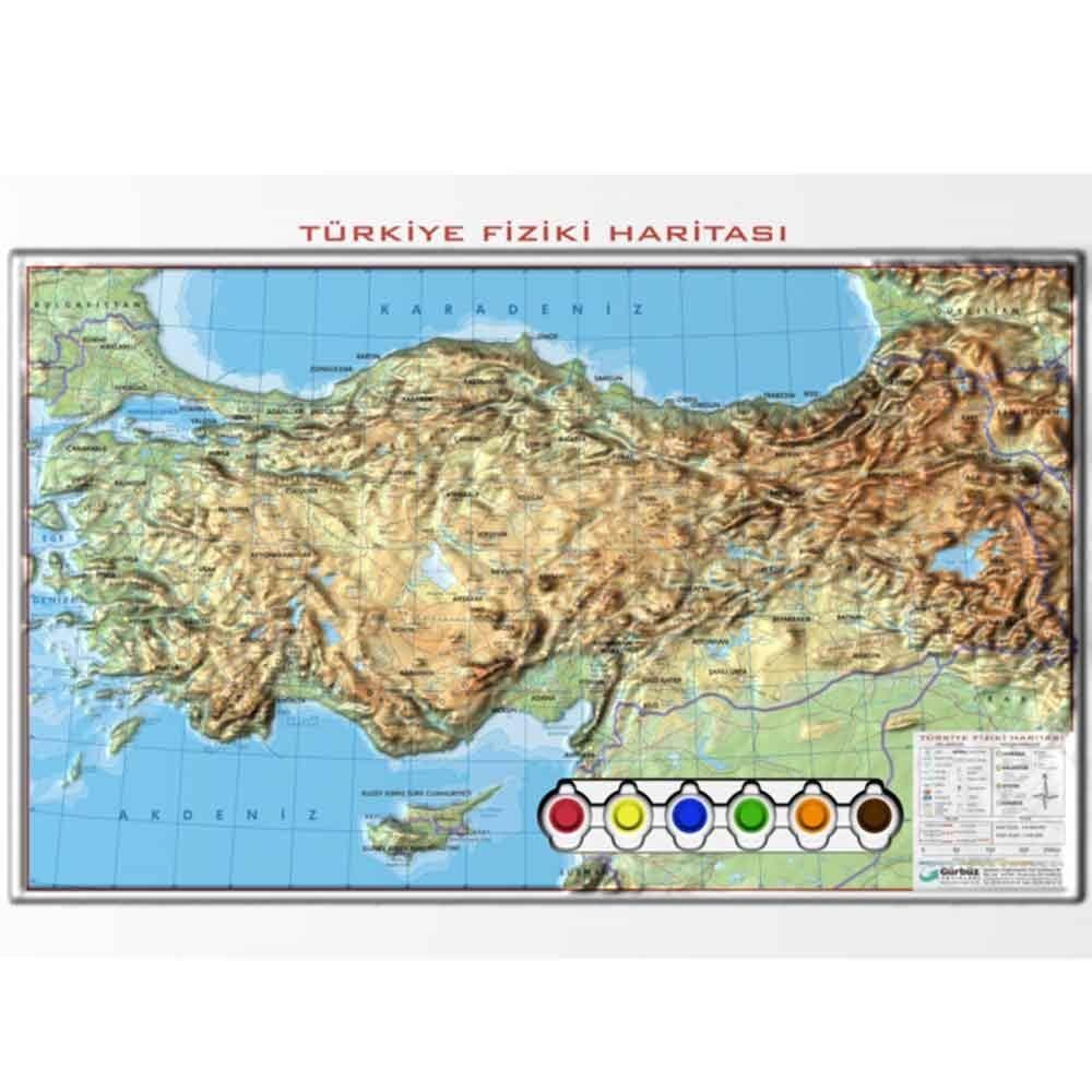yaşamak inşaat burun türkiye fiziki harita boyama modernize etmek ...