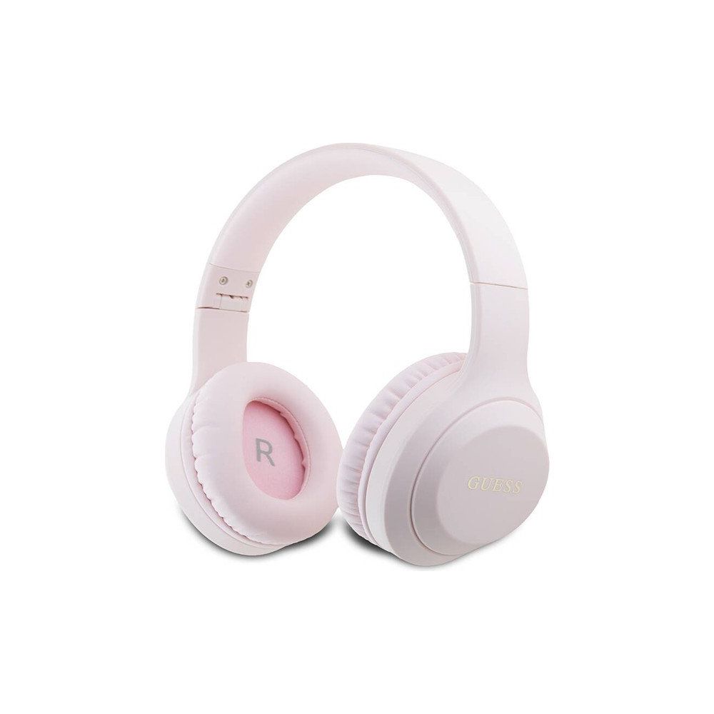 Guess Katlanabilir Metal Klasik Logolu Pembe Bluetooth Kulaklık