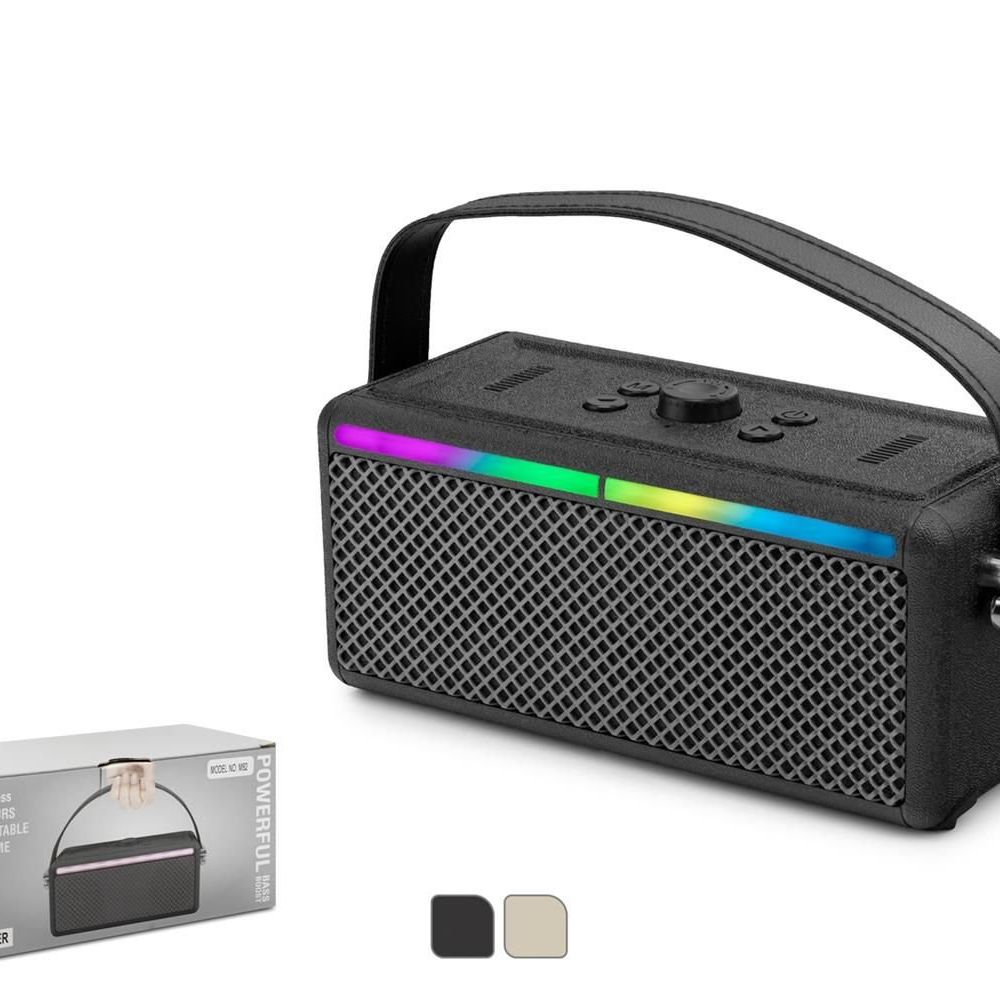 Hadron M82 Siyah 185x78x78 mm Bluetooth Speaker