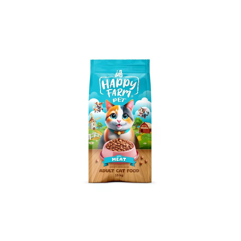 Happy Farm Etli 15 kg Yetişkin Kuru Kedi Maması Fiyatları | Cimri
