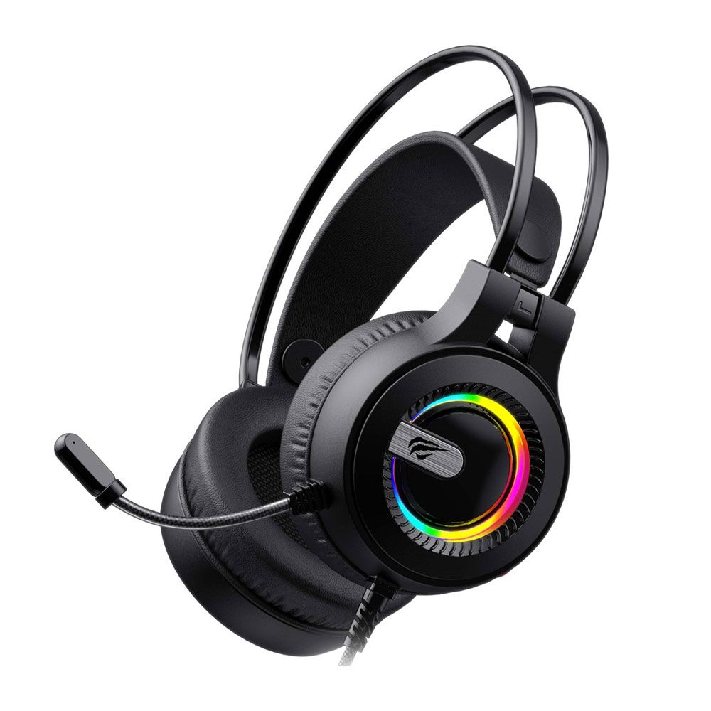 Havit Gamenote H2040D RGB Aydınlatmalı Mikrofonlu 3.5 mm Jack + USB Oyuncu Kulaklığı