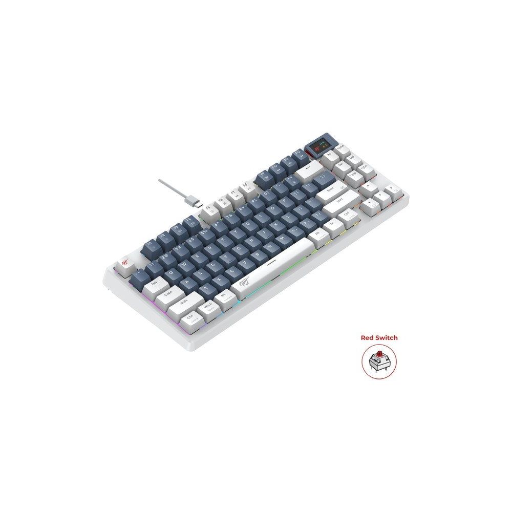Havit Gamenote KB884L RGB TKL Red Switch Kablolu Mekanik Gaming