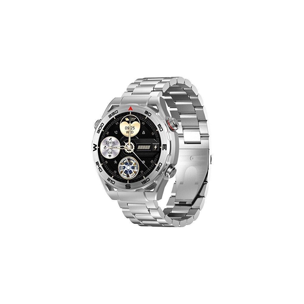Havit M9030 Ultra 46 mm Metal Kordon Gri Akıllı Saat