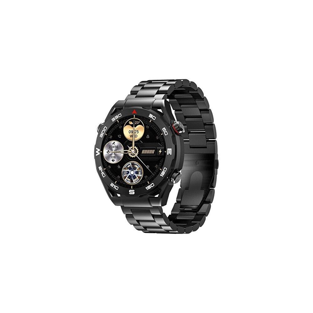 Havit M9030 Ultra 46 mm Metal Kordon Siyah Akıllı Saat