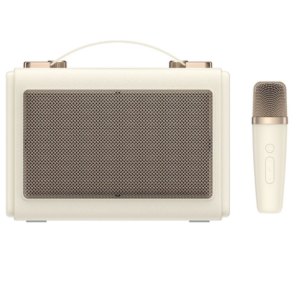 Havit SK823BT Mikrofonlu Bej Retro Tasarım Bluetooth Hoparlör