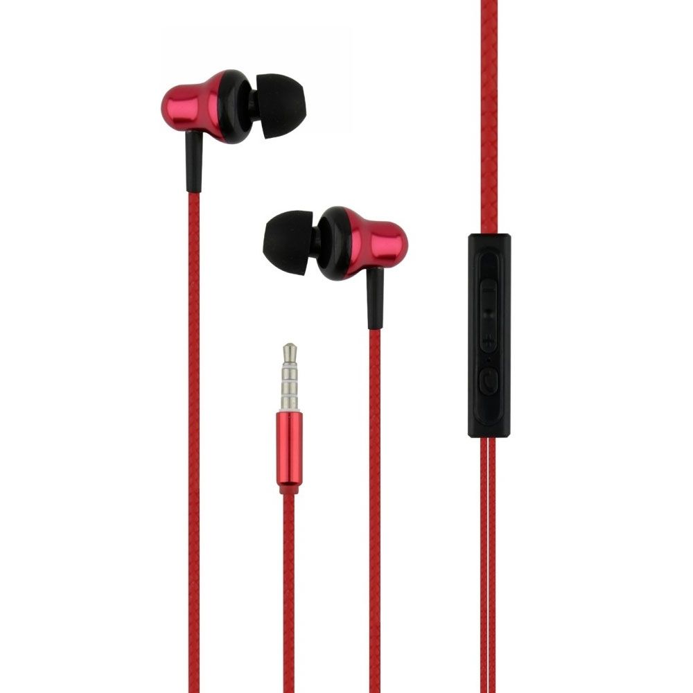 Helt HT-117 Jack Girişli Kırmızı Kulak Içi Kulaklık