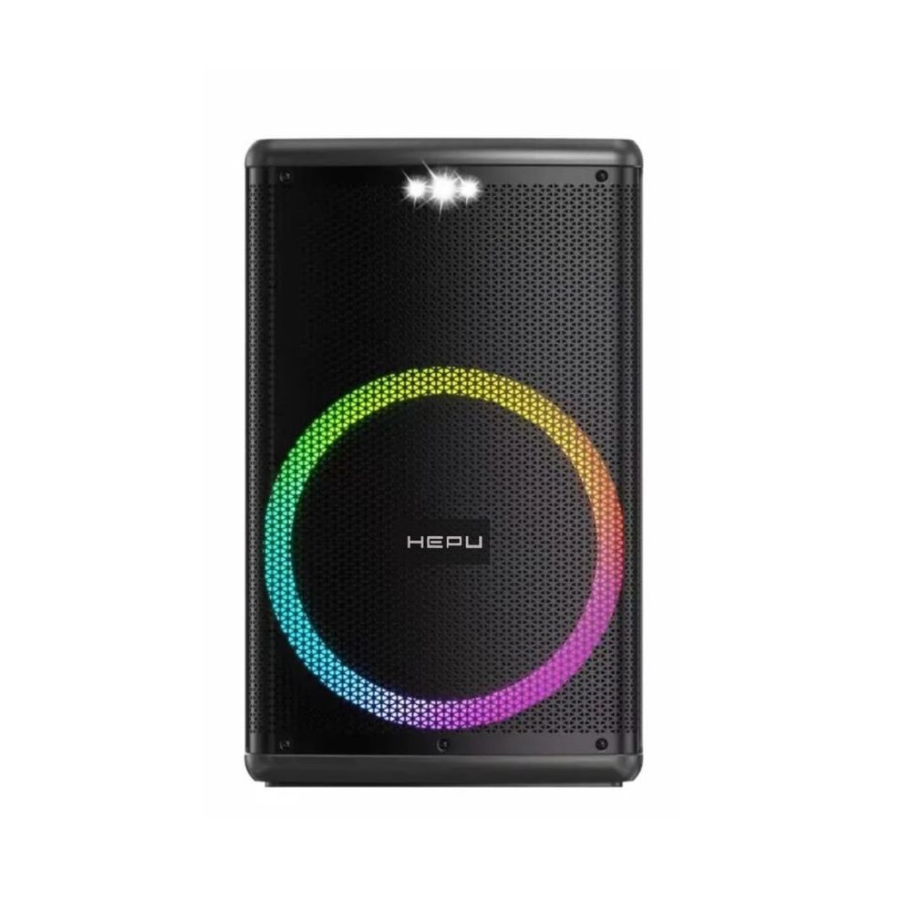 Hepu HP-101 15 inç 60W RMS RGB Süper Bass Taşınabilir Bluetooth Hoparlör