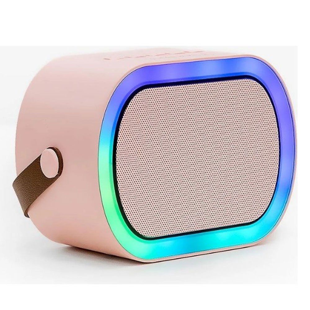 Hepu HP S09 Taşınabilir Şarjlı Pembe Bluetooth Hoparlör