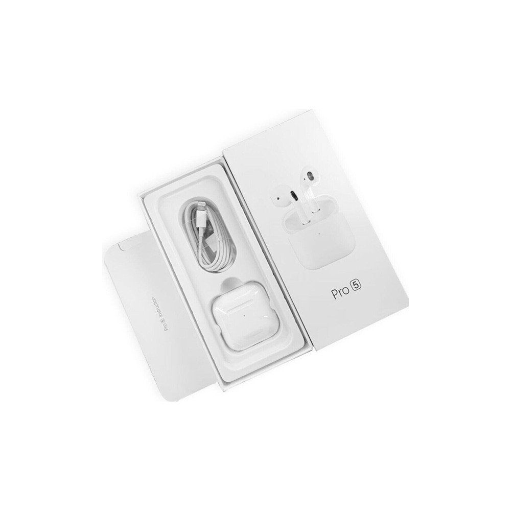 Hes Aksesuar Pro 5 Beyaz Kablosuz Bluetooth Kulaklık