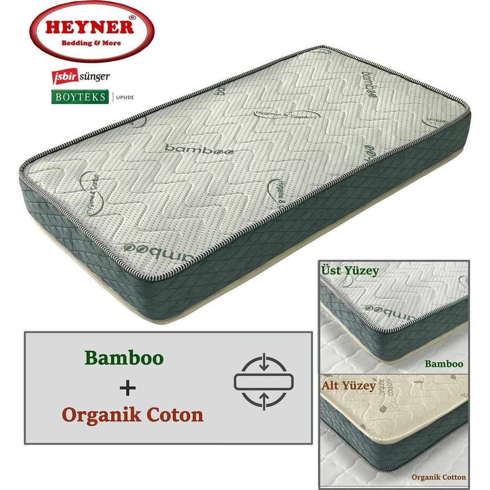 Heyner Bamboo Ortopedik 90x170 Cm Yayli Yatak Fiyatlari