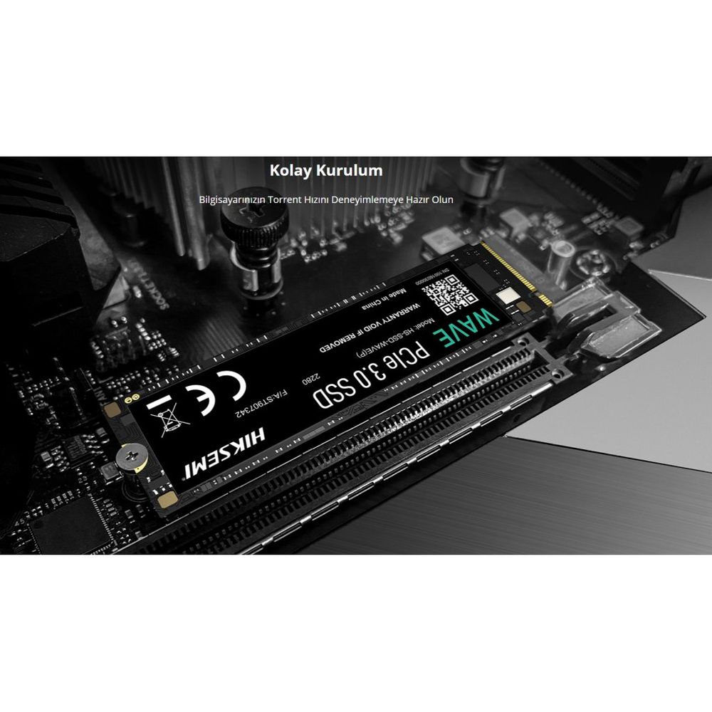 Hiksemi HS-SSD-WAVE(P) 1024 GB 2450-2450 MB/S GEN 3 NVMe PCIe M.2 2280 3D NAND SSD