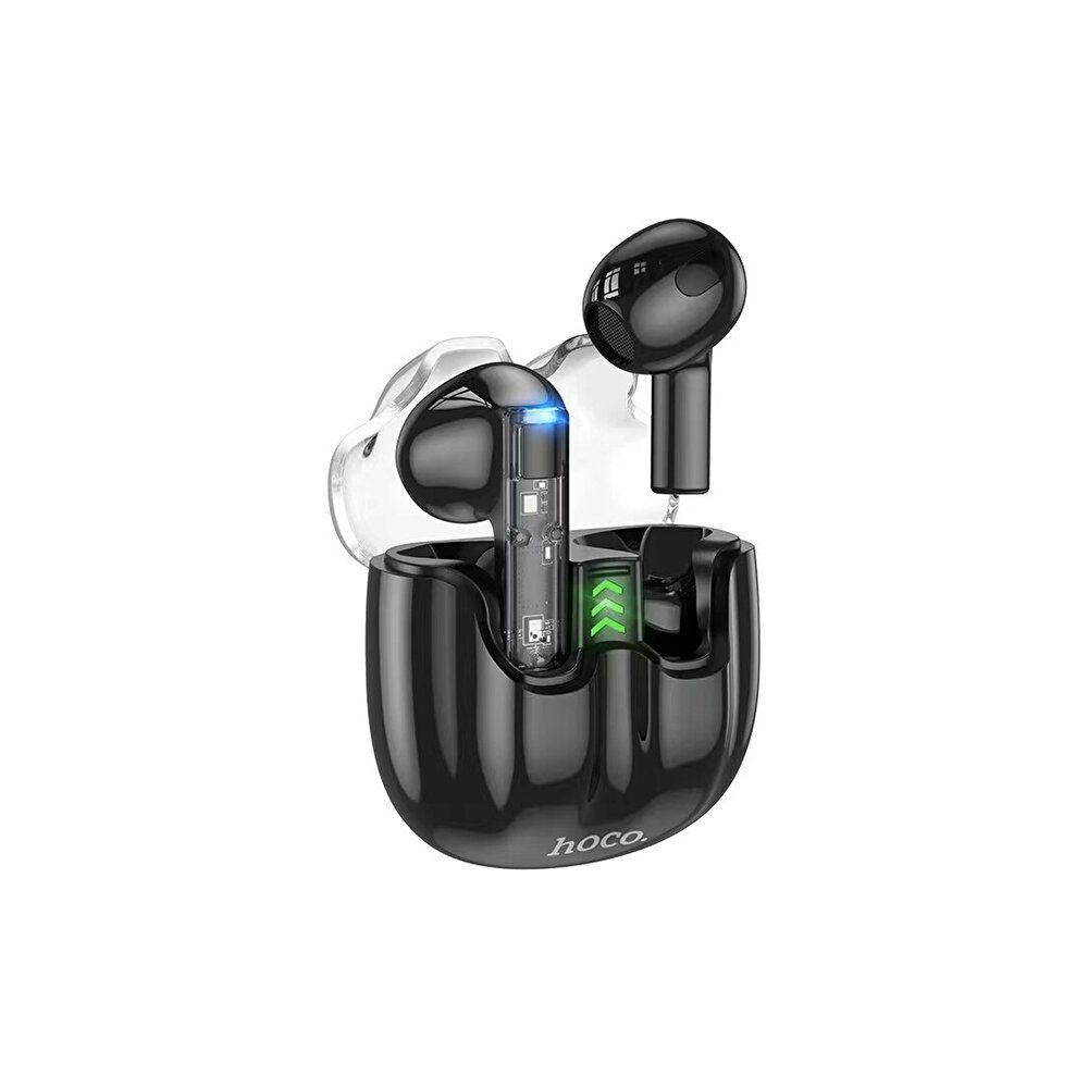 Hoco Dokunmatik Kontrol Siyah Bluetooth 5.1 TWS Kulaklık
