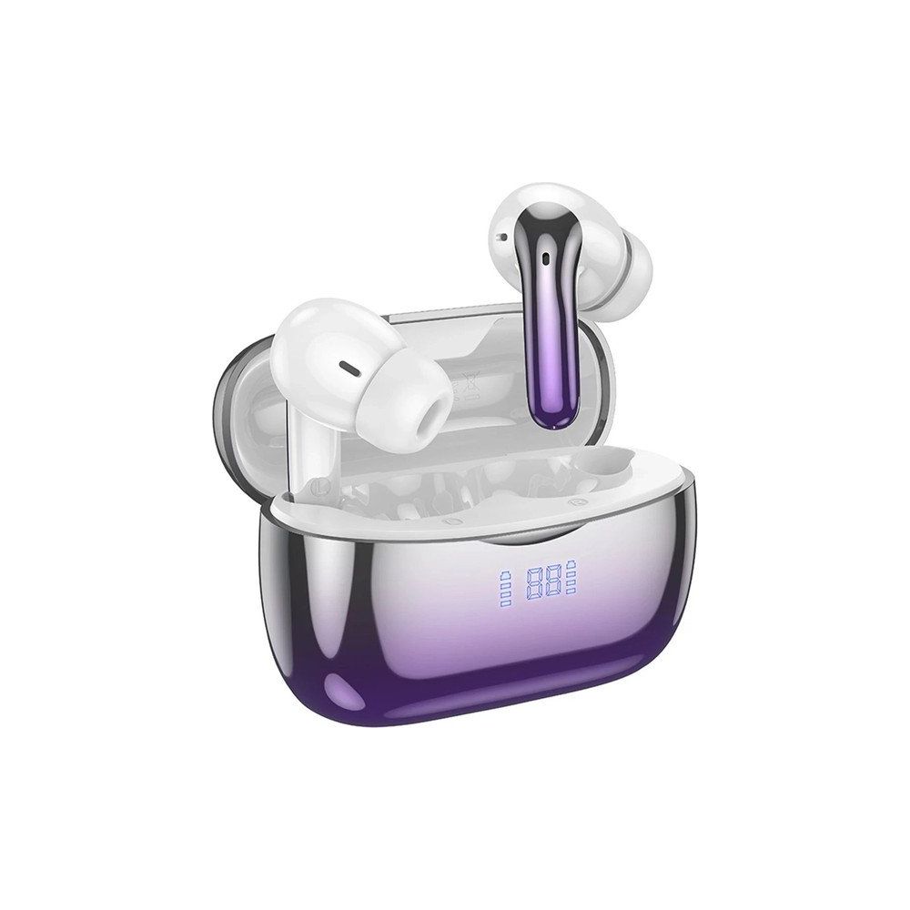 Hoco EQ16 Mor Bluetooth 5.3 Kablosuz TWS Airpods Kulaklık