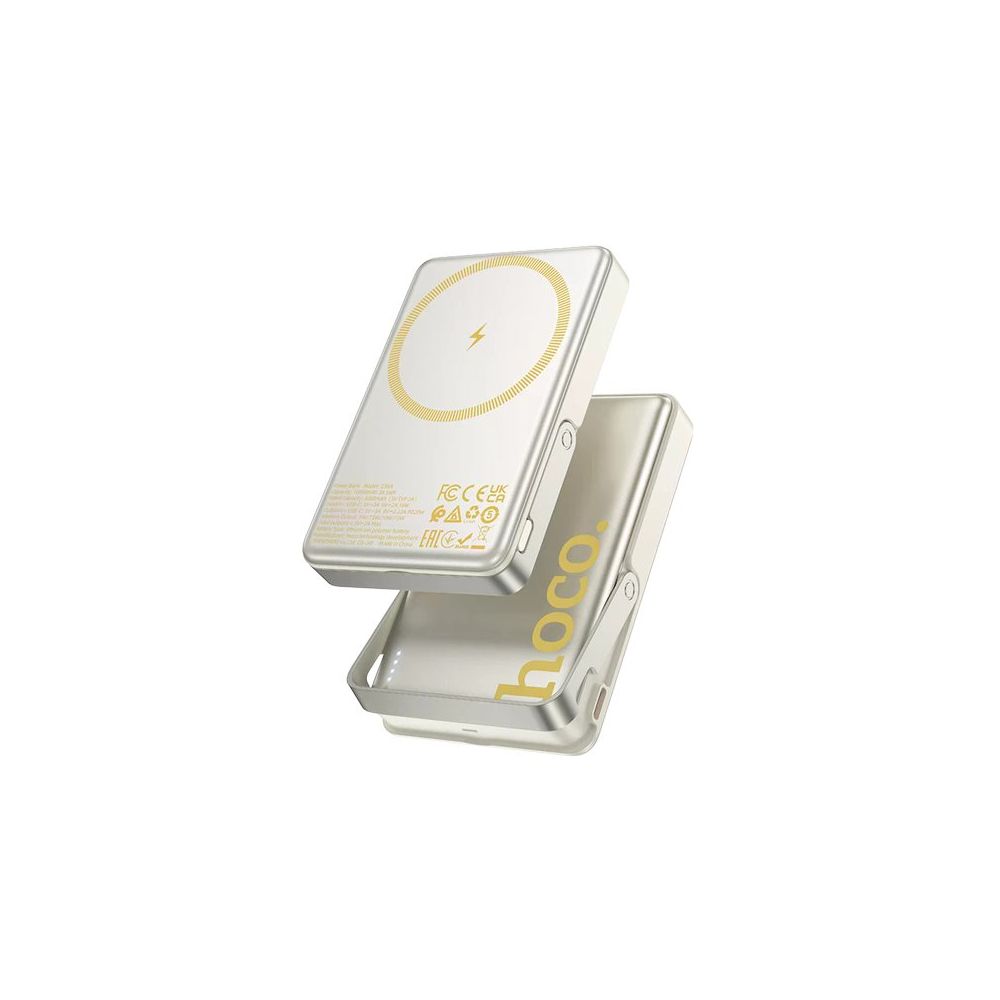 Hoco Q36A Sunlight 10.000 mAh 20W Type-C ve 10W Gold Kablosuz Powerbank