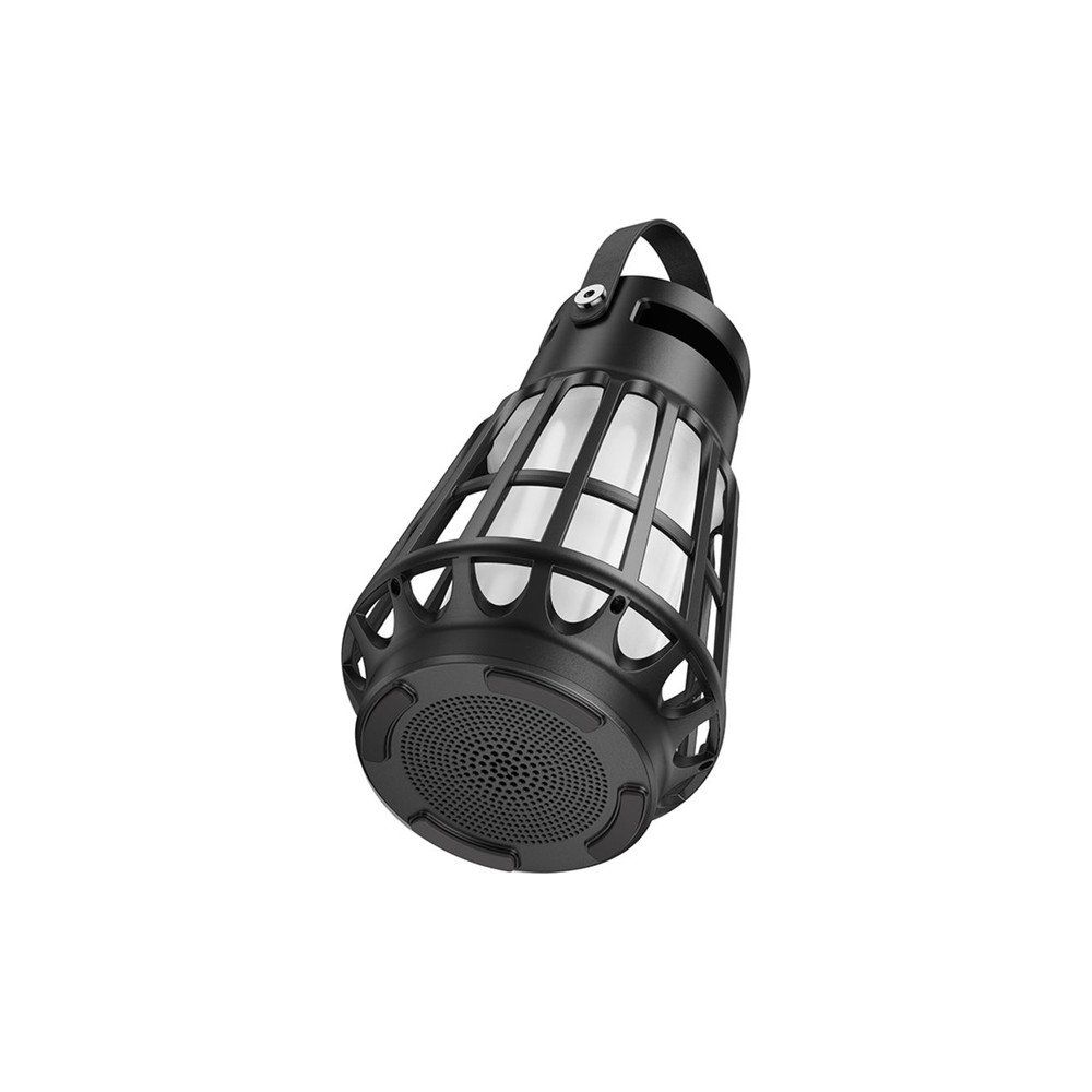 Hoco Siyah BS61 Wild Fun Kamp Işıklı Bluetooth Kablosuz Hoparlör