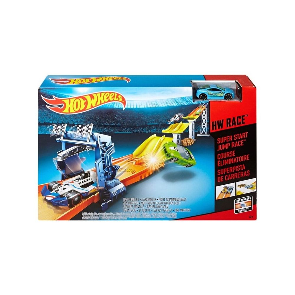 hot wheels super start jump race track set