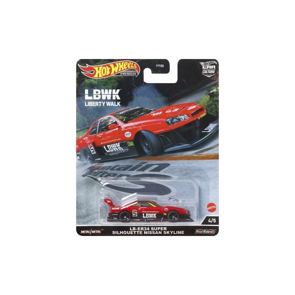 Hot Wheels HCJ81 Car Culture LB-ER34 Super Silhouette Nissan