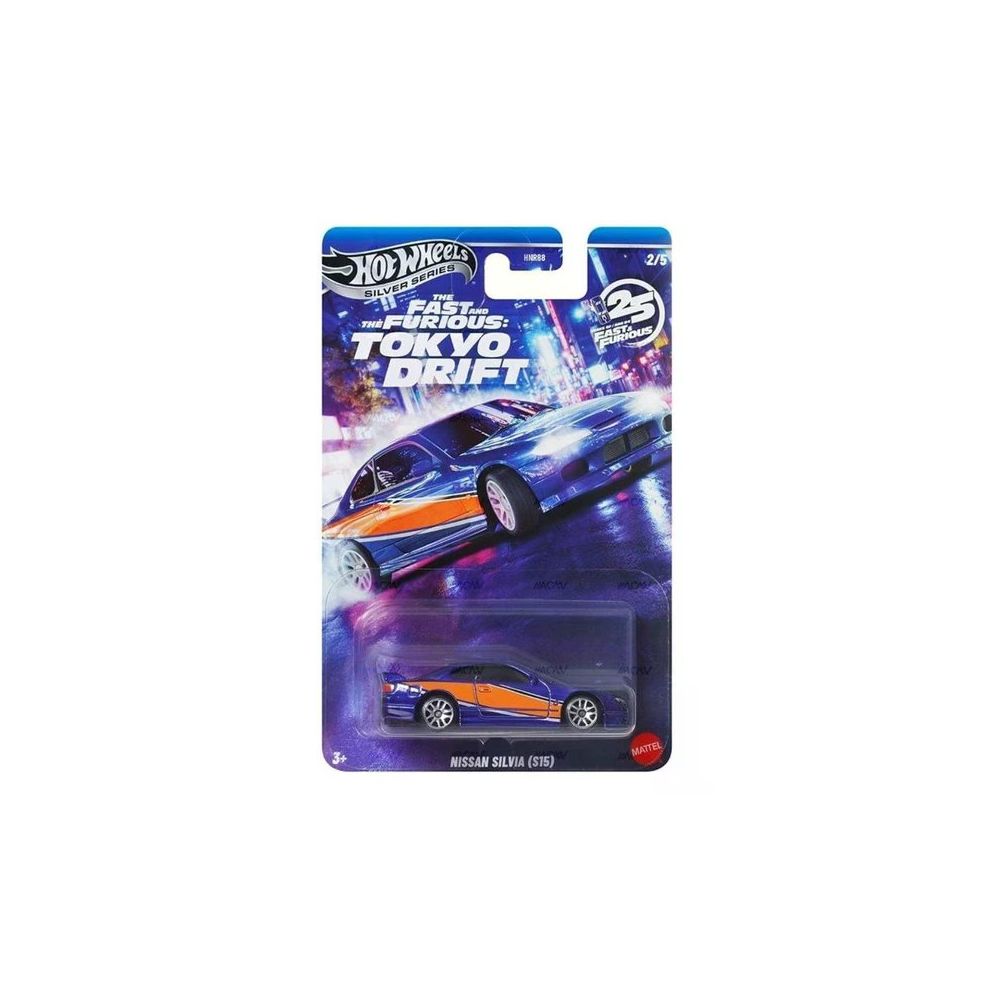 Hot Wheels HNR88-JKX06 2025 Silver Fast & Furious Tokyo Drift
