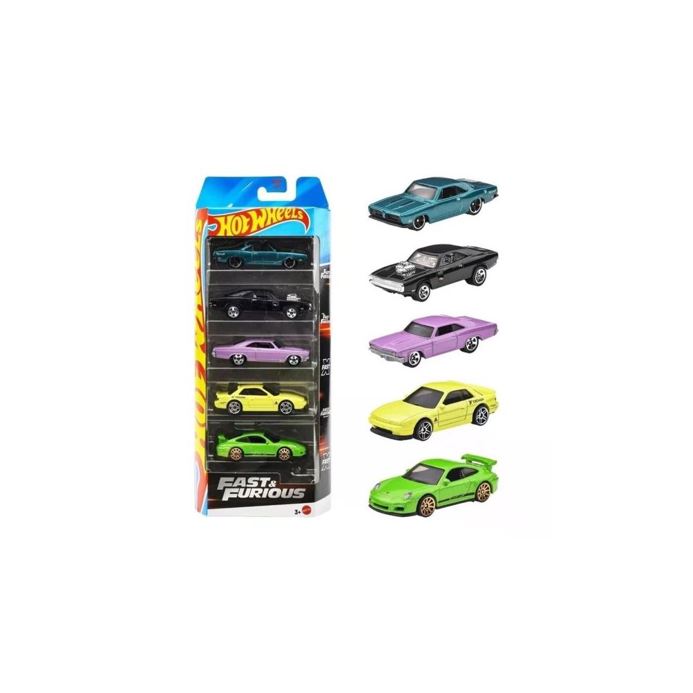 Hot Wheels JBJ80 Fast & Furious 5'li Araba Seti Fiyatları