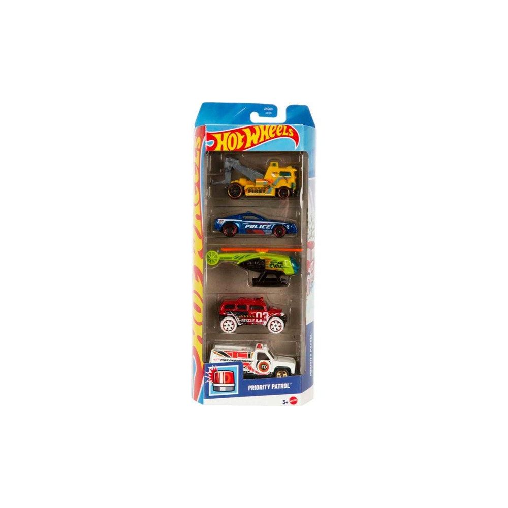 Hot Wheels JKG09 Priority Patrol 5'li Araba Seti Fiyatları
