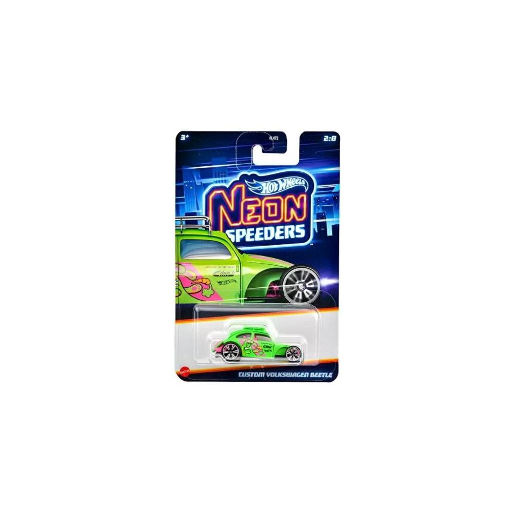Hot Wheels Neon Speeders JBY93 Custom Volkswagen Beetle Oyuncak