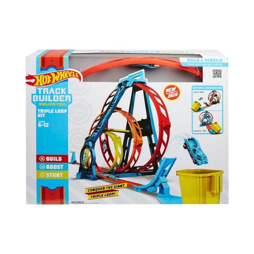Hot Wheels Track Builder Üçlü Çember Aksiyonu Seti Modelleri ve