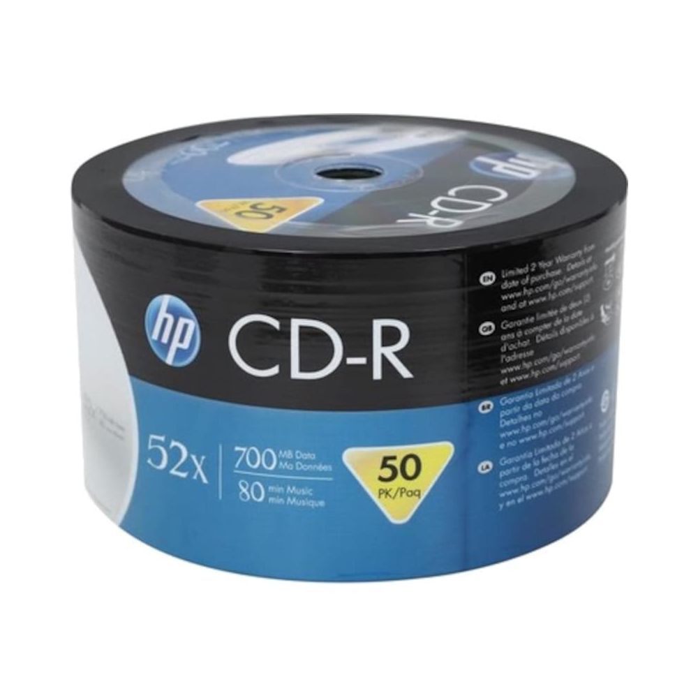 HP 700 mb 80 Min 52X 50'li Shrink CD-R Fiyatları | Cimri