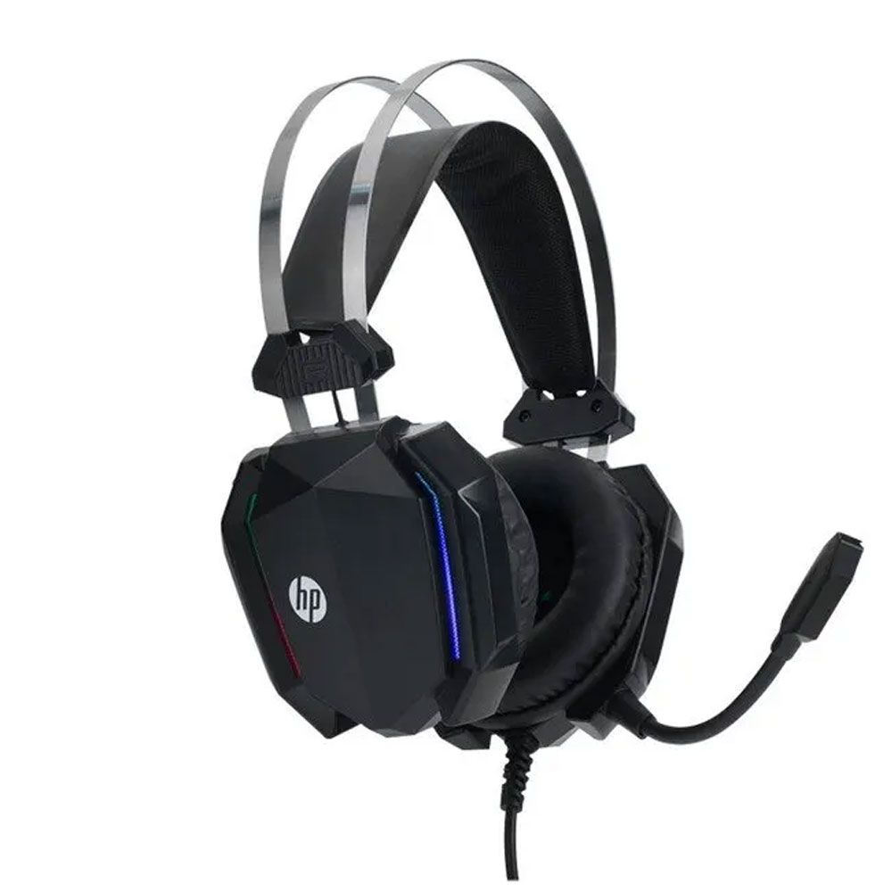 HP DHH-3215U Siyah Kablolu Mikrofonlu USB 2.0 LED Oyuncu Kulaklığı