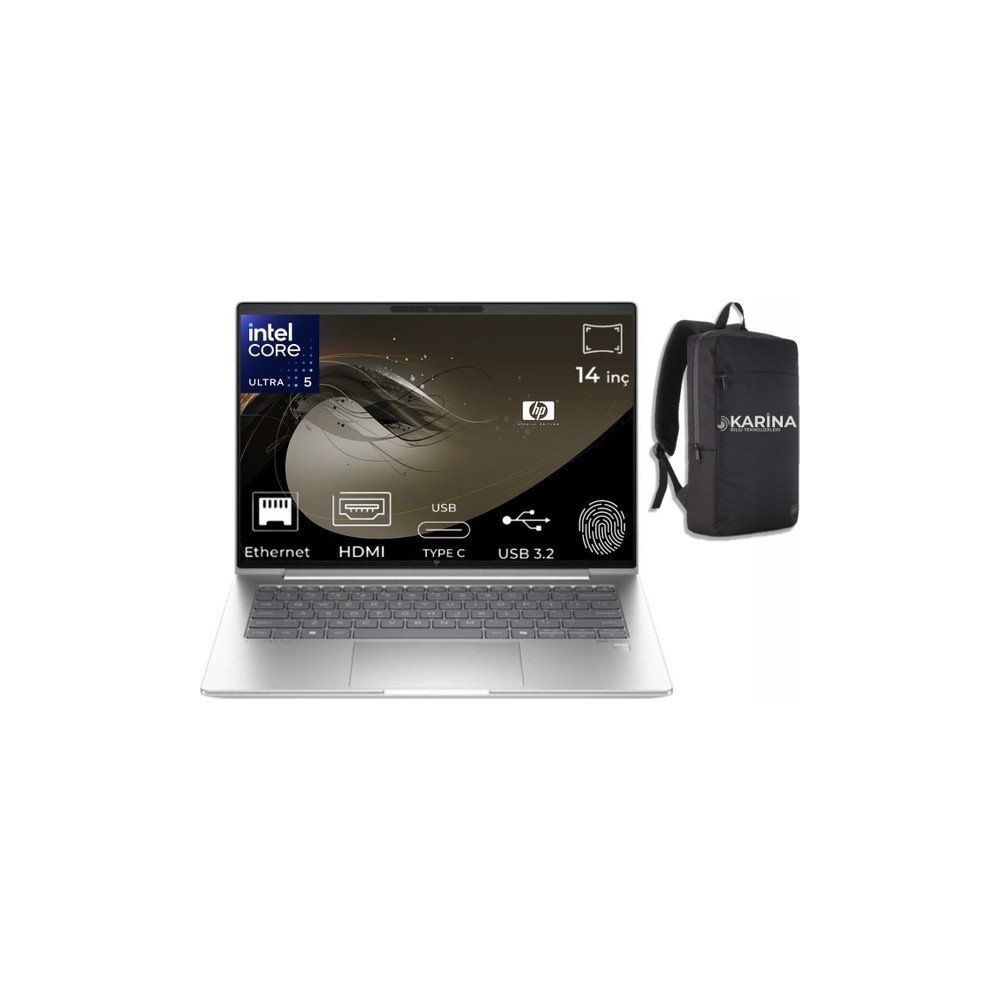 HP EliteBook 640 G11 B2PK3ES Ultra 5 125U 64GB RAM 2TB SSD FreeDOS 14 inç Laptop