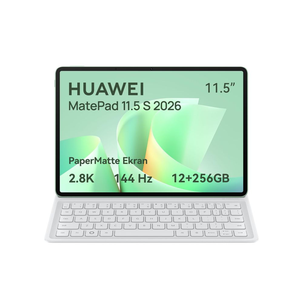 Huawei MatePad 11.5"S 2026 PaperMatte Edition 12+256GB Yeşil Klavye + Tablet Pc