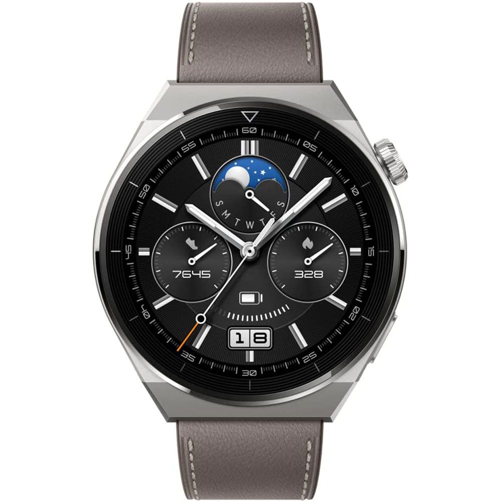 Huawei Watch GT3 Pro Titanyum Kasa 46 mm Gri Akıllı Saat