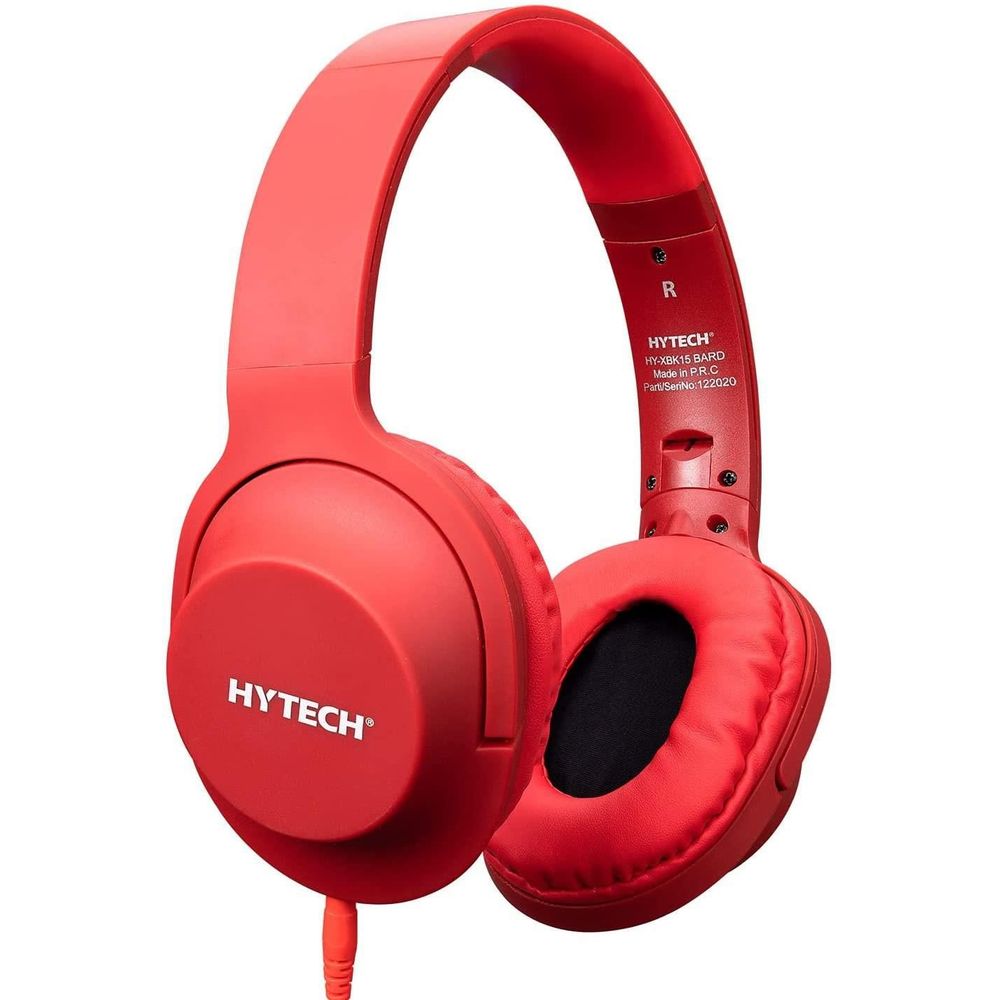 Hytech HY-K19 Reminor 3.5 Mm Kablolu Mikrofonlu Kulaklık Kırmızı