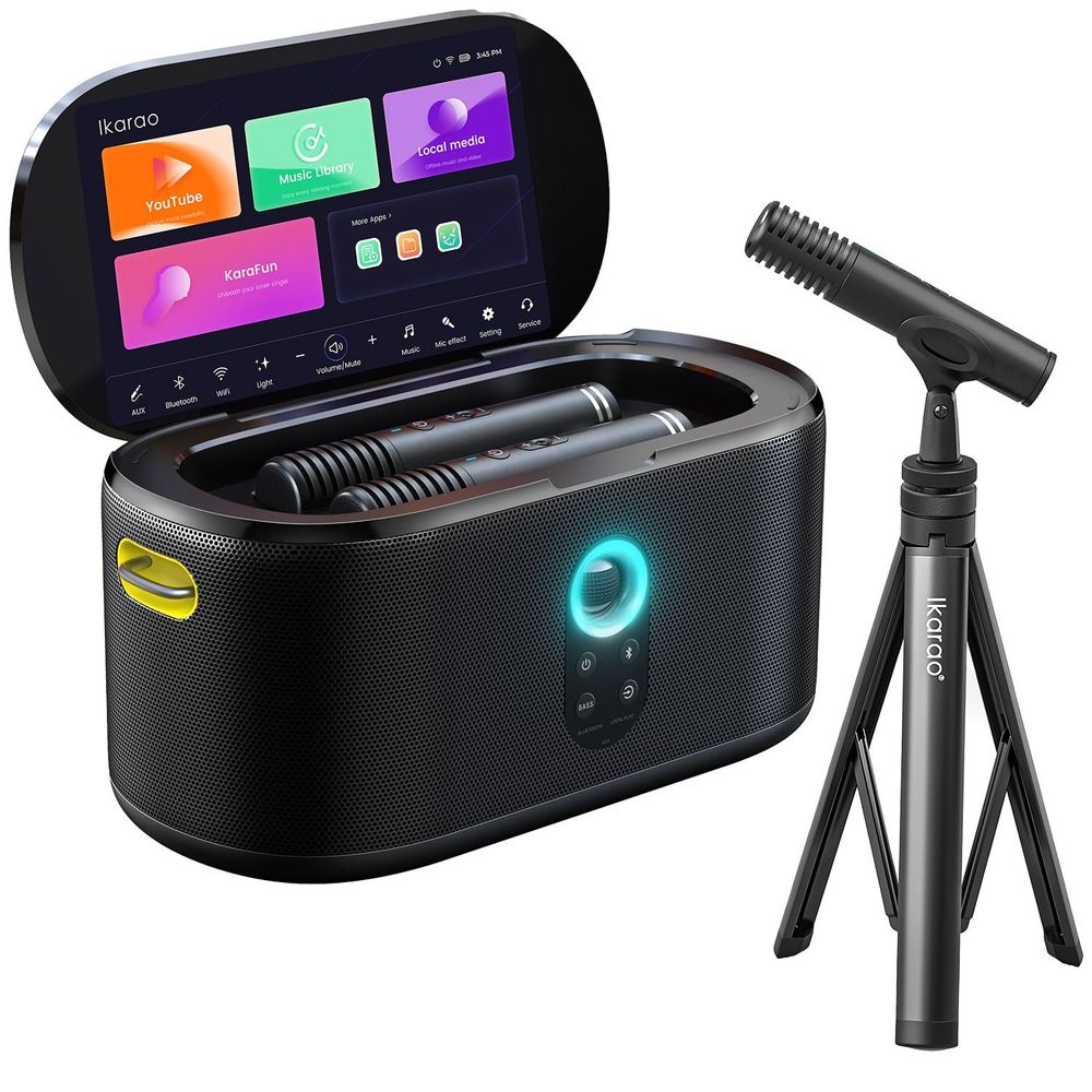 Ikarao Partybox Shell S1 280W Karaoke Bluetooth Hoparlör Seti