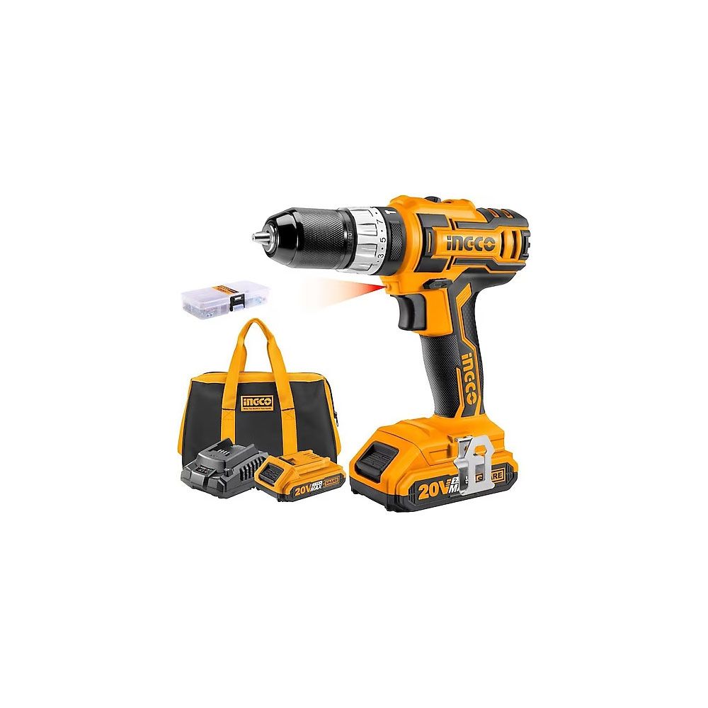 İngco ING-CIDLI2002 10 mm 20V Li-ion Akülü Darbeli Matkap