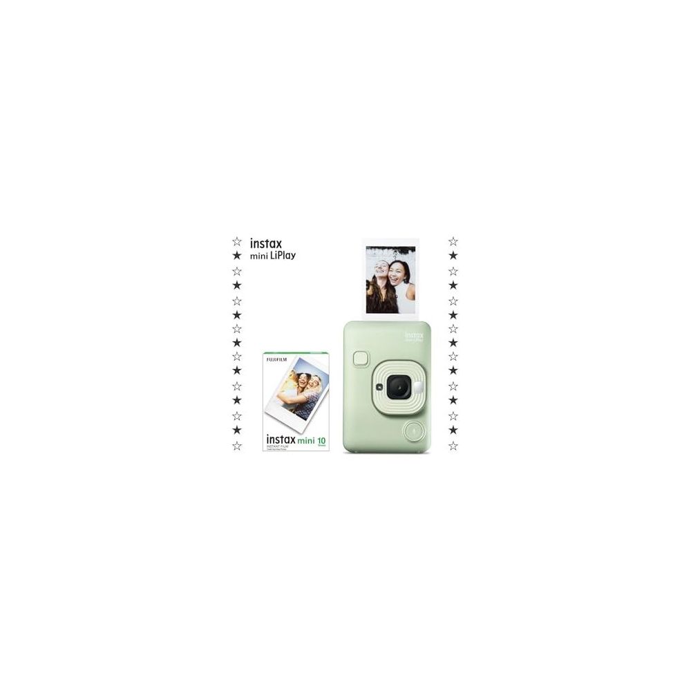 Instax Mini LiPlay Hybrid Matcha Green 10'lu Film ve Fotoğraf Makinesi