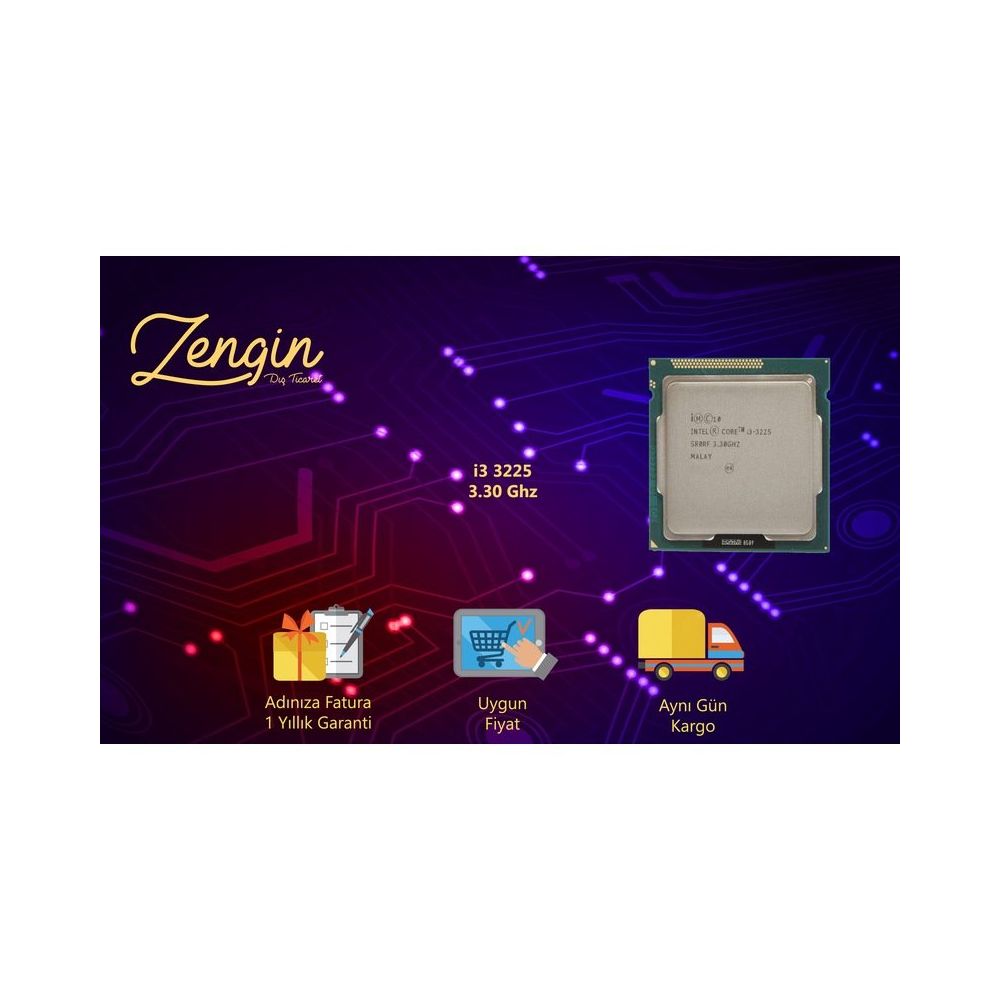 Intel Core I3 3225 3 3ghz 1155pin Islemci Fiyatlari