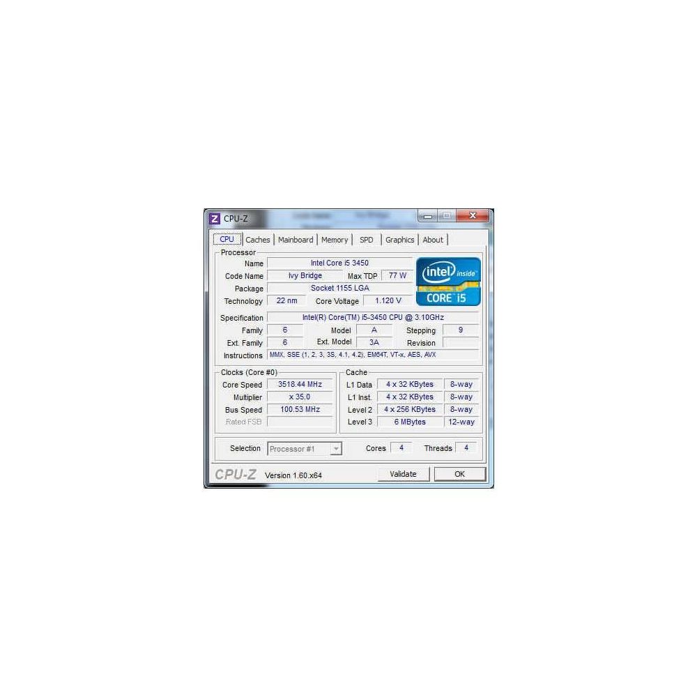 Intel Core i5 3450 3.5GHz 1155Pin İşlemci