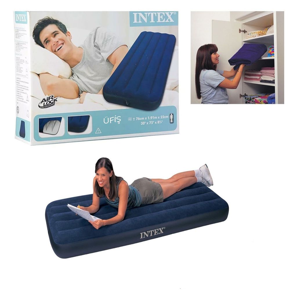 Intex 64756 Klasik Tek Kisilik Sisme Yatak Fiyatlari