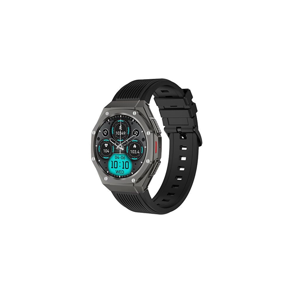 İxtech Xee-Fit F2 44 mm Gri Akıllı Saat