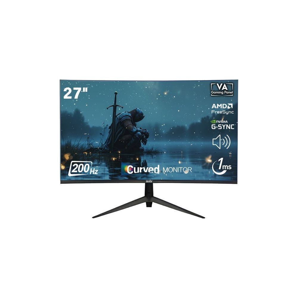 Izoly 2756C200 27 inç 200Hz 1ms Curved Oyuncu Monitörü